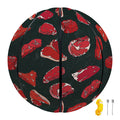 Red Meat Pattern Print Basketball