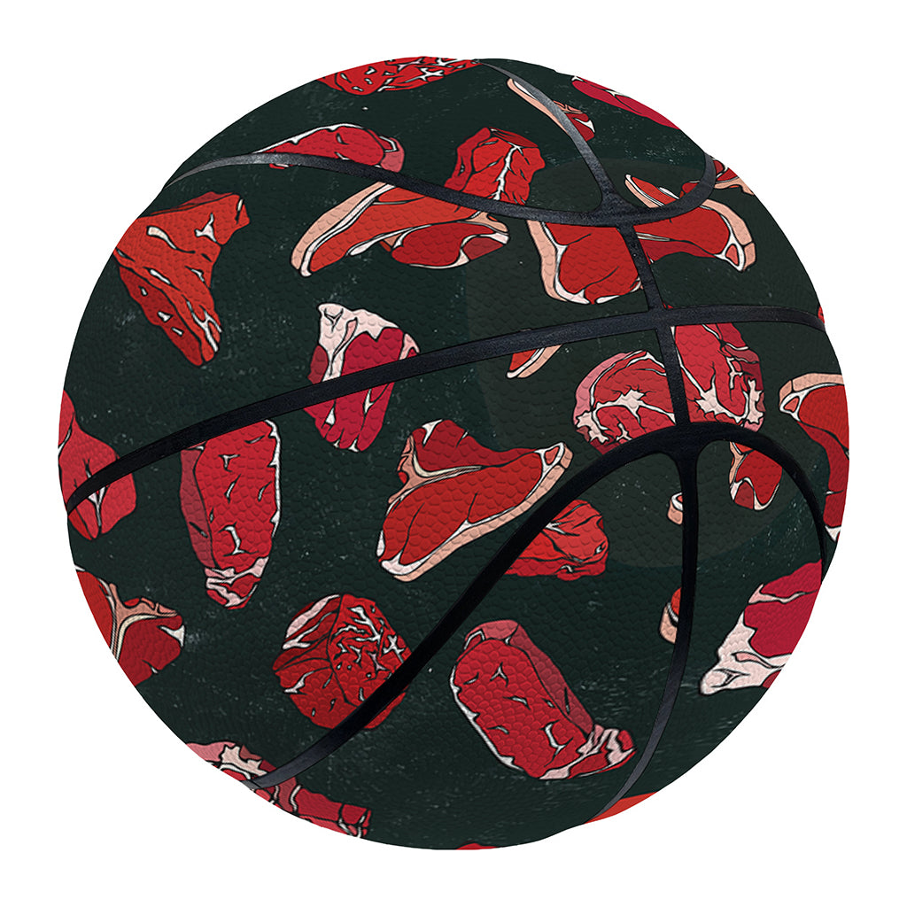 Red Meat Pattern Print Basketball