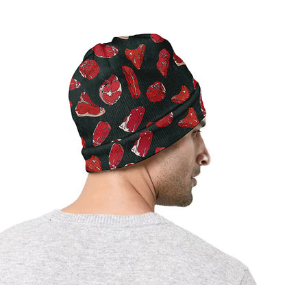 Red Meat Pattern Print Beanie