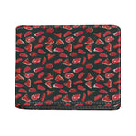 Red Meat Pattern Print Bifold Wallet