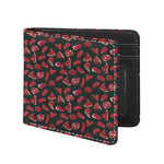 Red Meat Pattern Print Bifold Wallet
