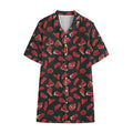 Red Meat Pattern Print Cotton Hawaiian Shirt