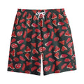 Red Meat Pattern Print Cotton Shorts