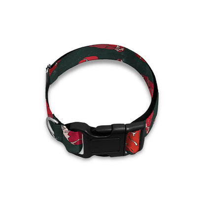 Red Meat Pattern Print Dog Collar