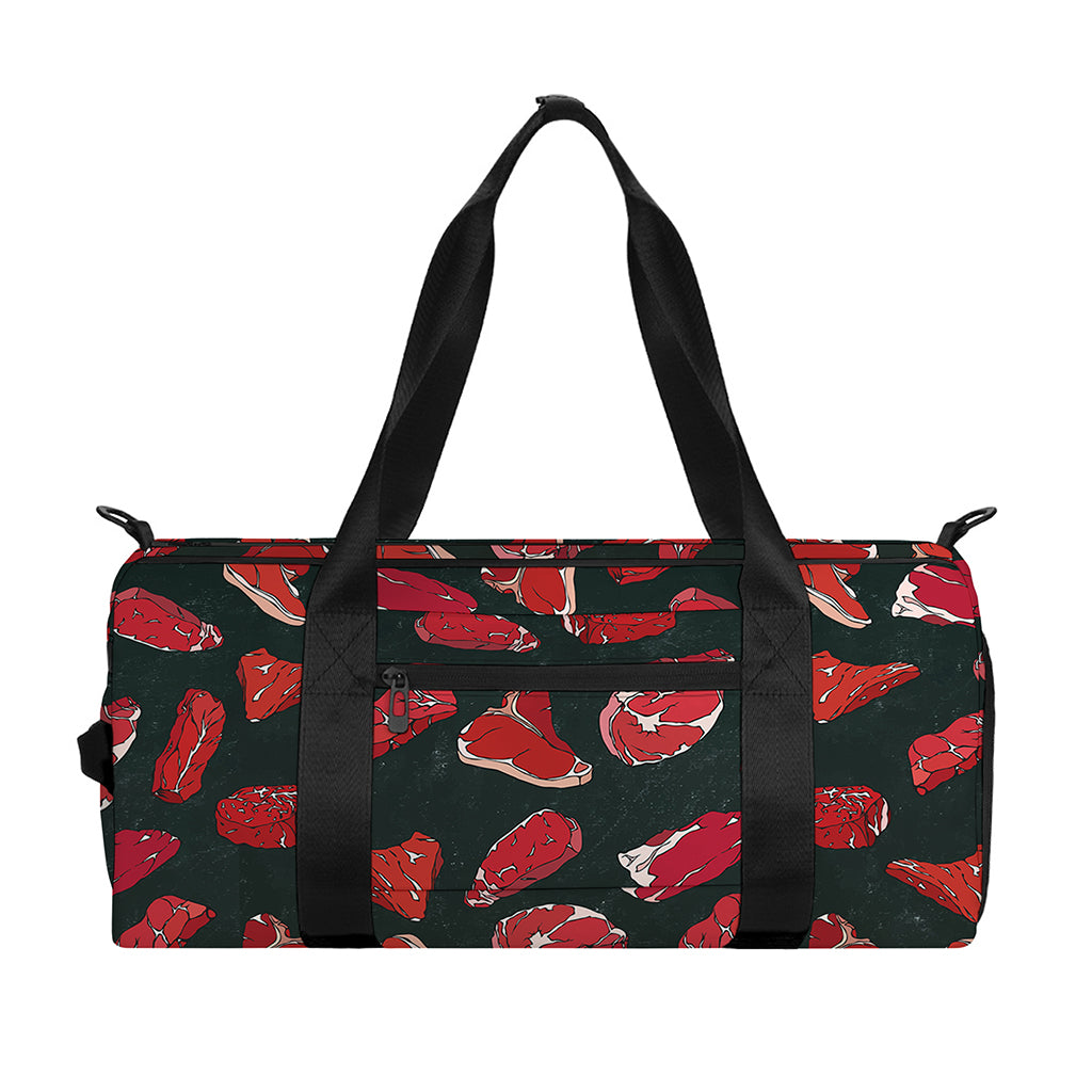 Red Meat Pattern Print Gym Bag