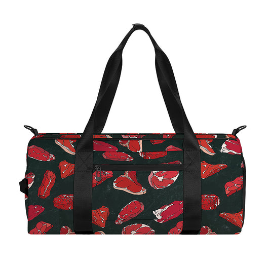 Red Meat Pattern Print Gym Bag