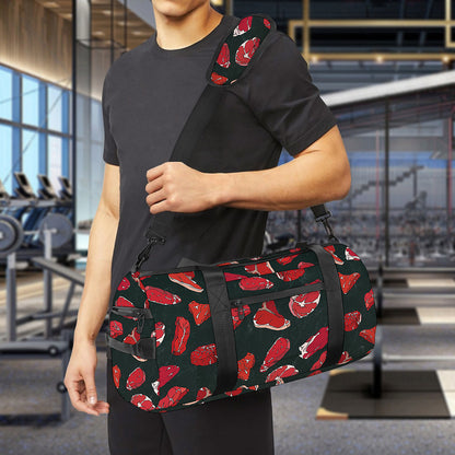 Red Meat Pattern Print Gym Bag
