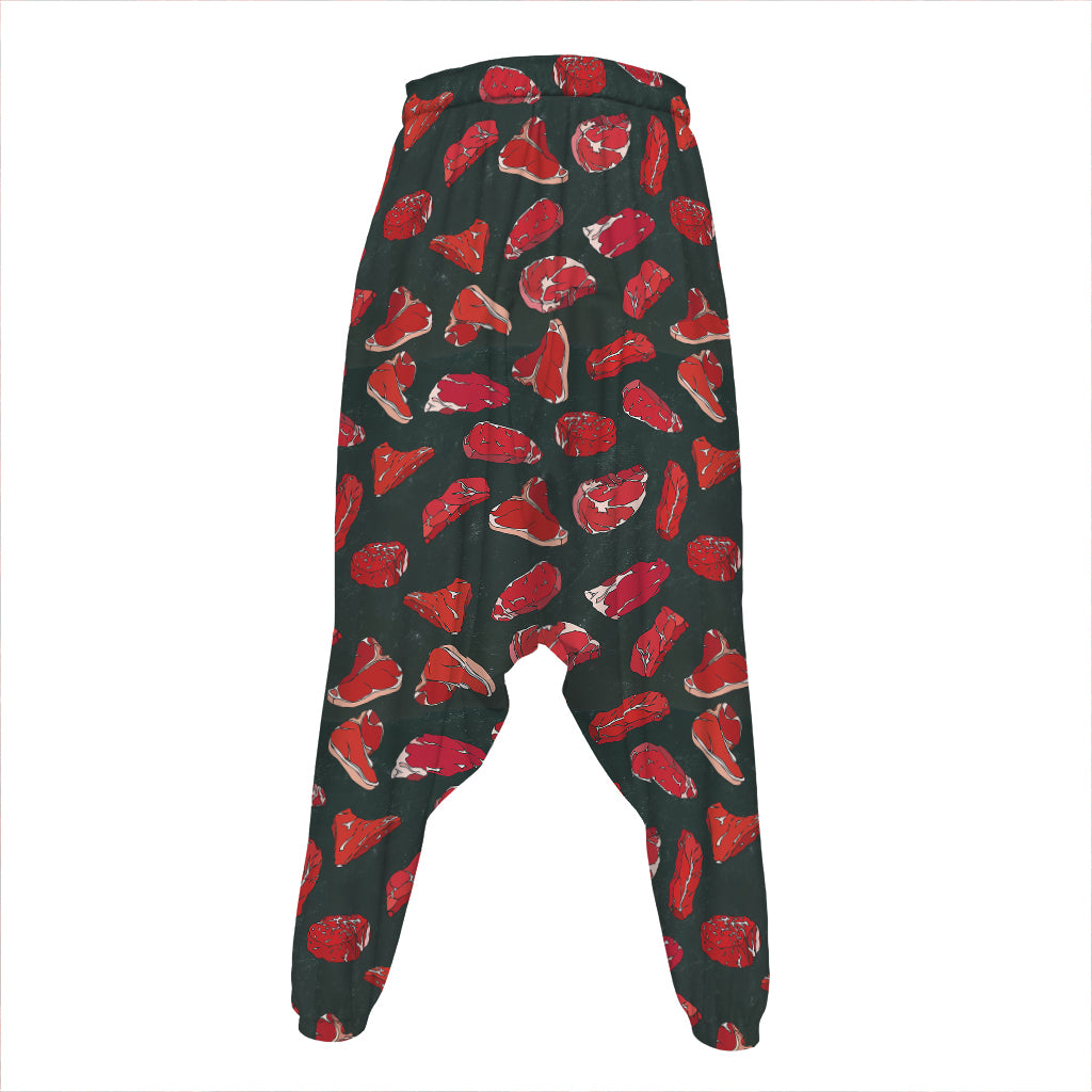 Red Meat Pattern Print Hammer Pants