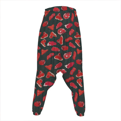 Red Meat Pattern Print Hammer Pants