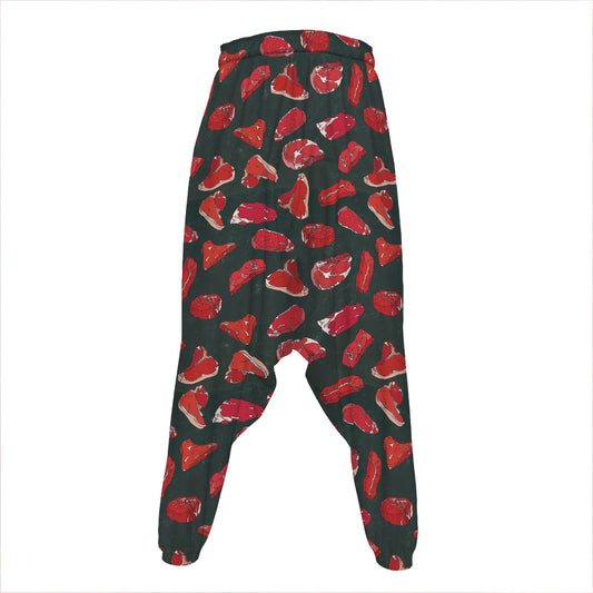Red Meat Pattern Print Hammer Pants