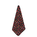Red Meat Pattern Print Hand Towel