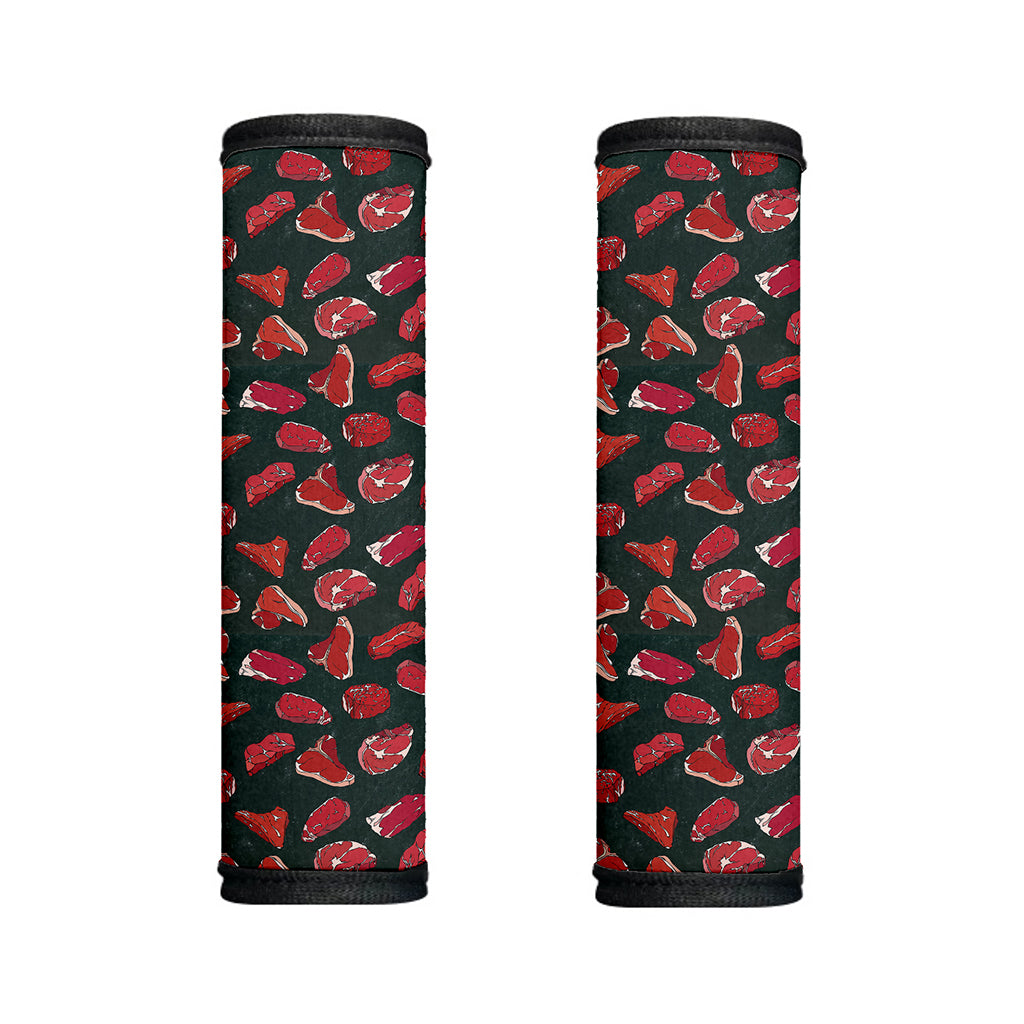 Red Meat Pattern Print Handle Covers