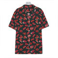 Red Meat Pattern Print Hawaiian Shirt