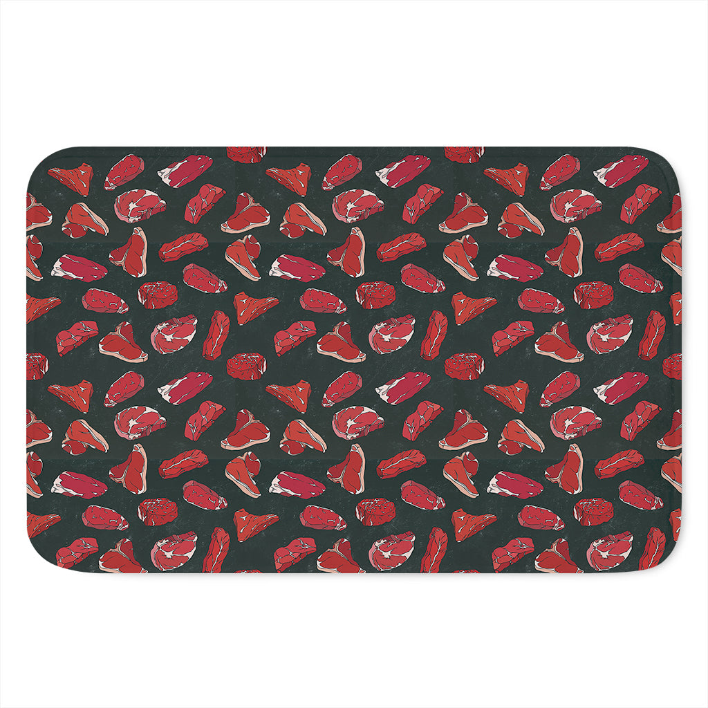 Red Meat Pattern Print Indoor Door Mat