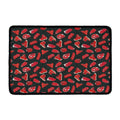 Red Meat Pattern Print Kitchen Mat