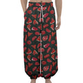 Red Meat Pattern Print Lantern Pants