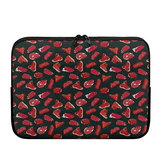Red Meat Pattern Print Laptop Sleeve