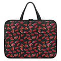 Red Meat Pattern Print Laptop Sleeve With Handle