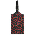 Red Meat Pattern Print Luggage Tag