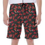 Red Meat Pattern Print Men's Beach Shorts