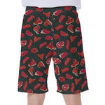 Red Meat Pattern Print Men's Beach Shorts