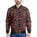 Red Meat Pattern Print Men's Bomber Jacket