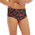 Red Meat Pattern Print Men's Briefs