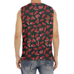 Red Meat Pattern Print Men's Fitness Tank Top