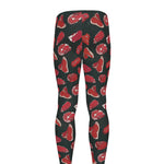 Red Meat Pattern Print Men's leggings