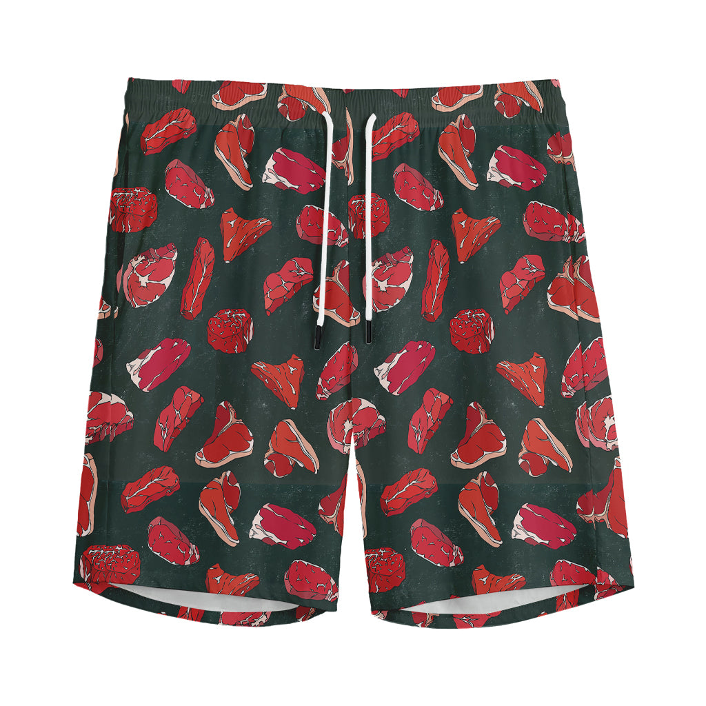 Red Meat Pattern Print Men's Sports Shorts