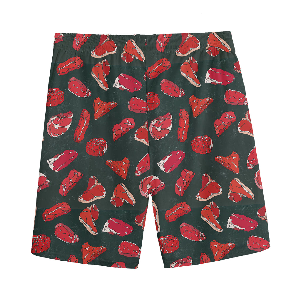 Red Meat Pattern Print Men's Sports Shorts