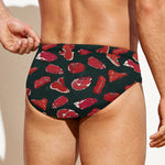 Red Meat Pattern Print Men's Swim Briefs