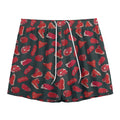 Red Meat Pattern Print Mesh Shorts