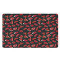 Red Meat Pattern Print Polyester Doormat