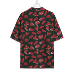 Red Meat Pattern Print Rayon Hawaiian Shirt