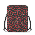 Red Meat Pattern Print Rectangular Crossbody Bag