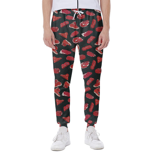 Red Meat Pattern Print Scuba Joggers