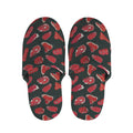 Red Meat Pattern Print Slippers