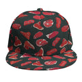 Red Meat Pattern Print Snapback Cap