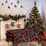 Red Meat Pattern Print Tablecloth