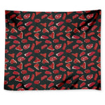 Red Meat Pattern Print Tapestry