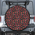 Red Meat Pattern Print Tire Cover
