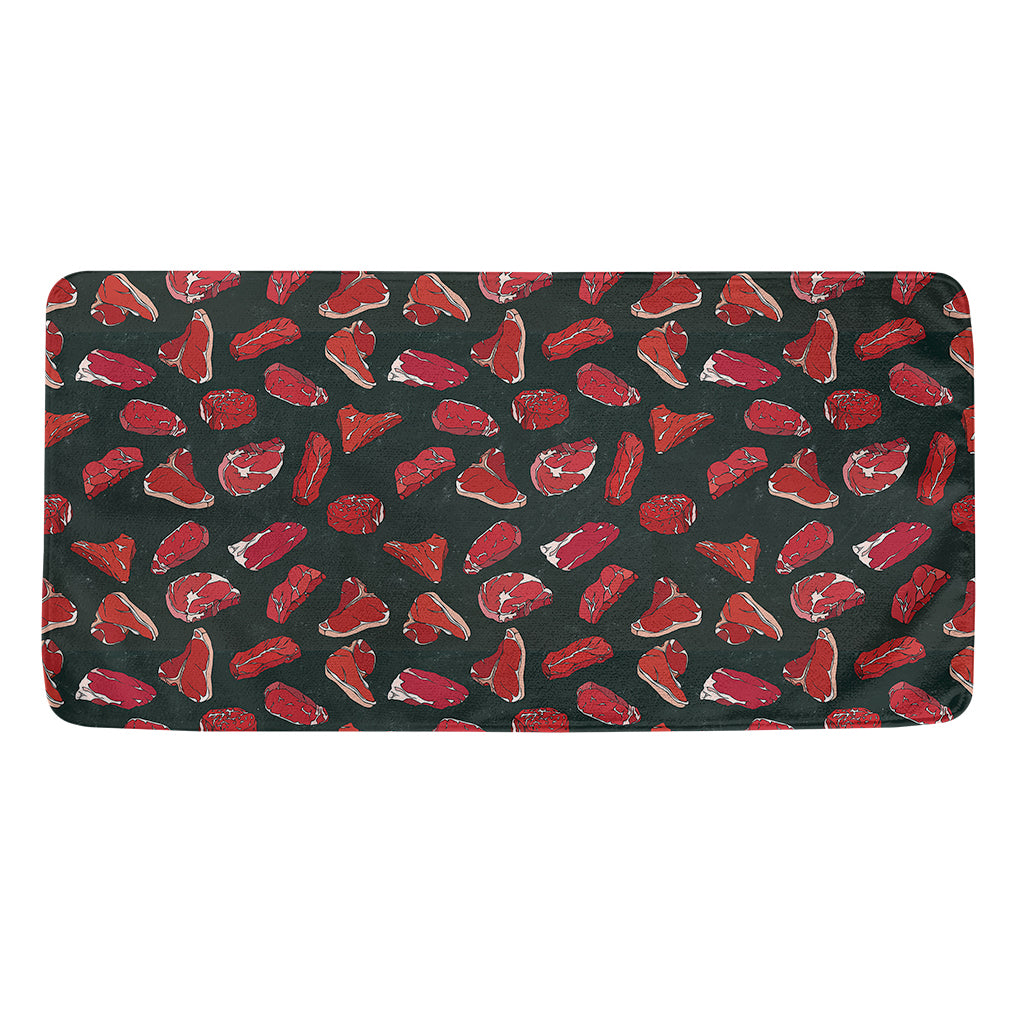 Red Meat Pattern Print Towel