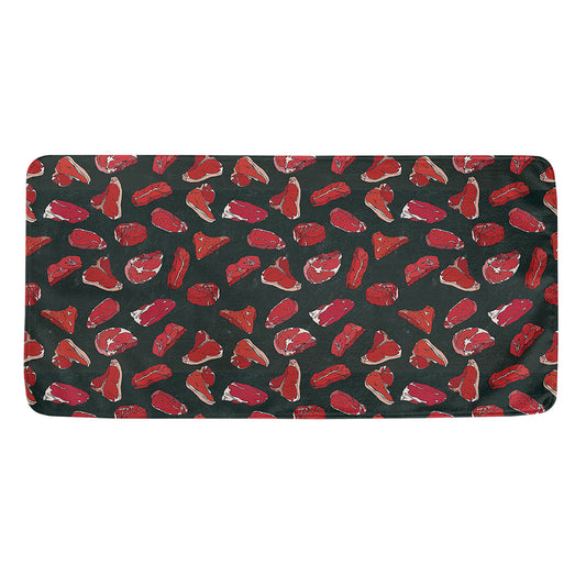 Red Meat Pattern Print Towel
