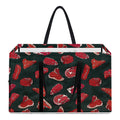 Red Meat Pattern Print Utility Tote Bag