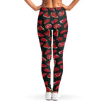 Red Meat Pattern Print Women's Leggings