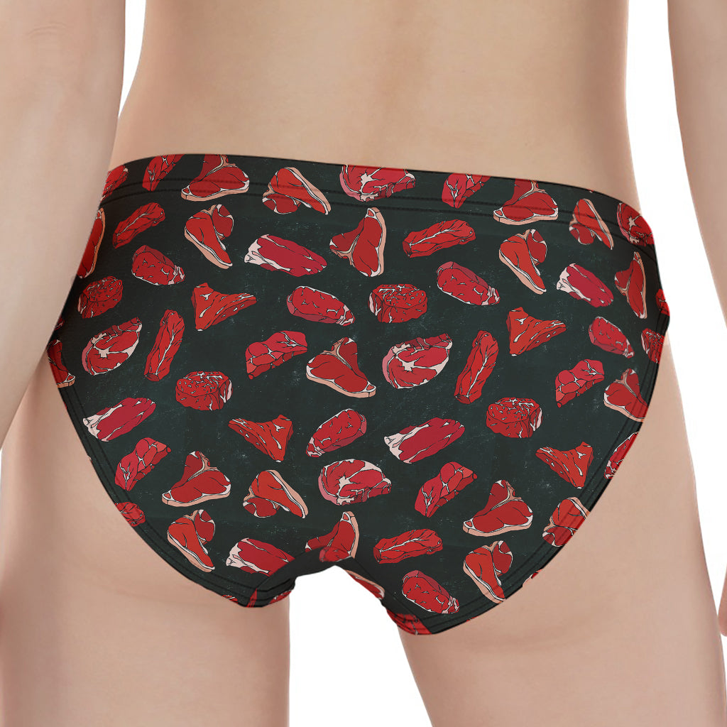 Red Meat Pattern Print Women's Panties