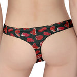 Red Meat Pattern Print Women's Thong