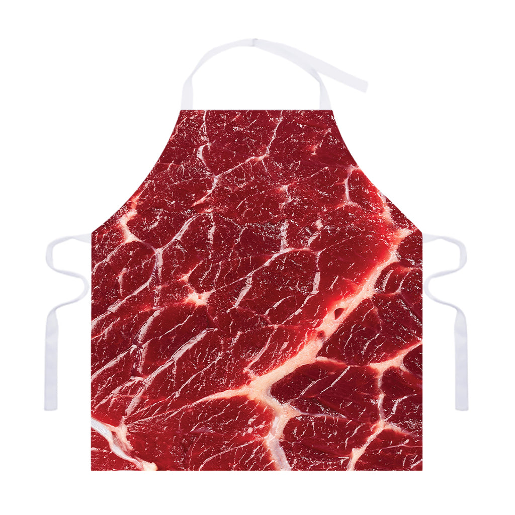 Red Meat Print Adjustable Apron