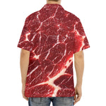 Red Meat Print Aloha Shirt